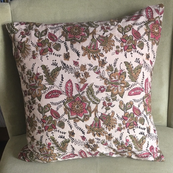 NWOT Indian Block Print Pillow or Cushion Covers - Picture 1 of 5